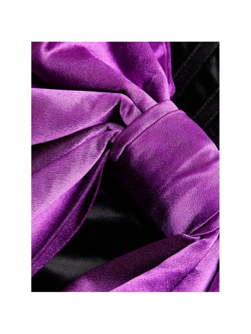 NWT Bronx and Banco Valentine Mini Dress Black/Purple Size S-US-4 - Picture 4 of 4